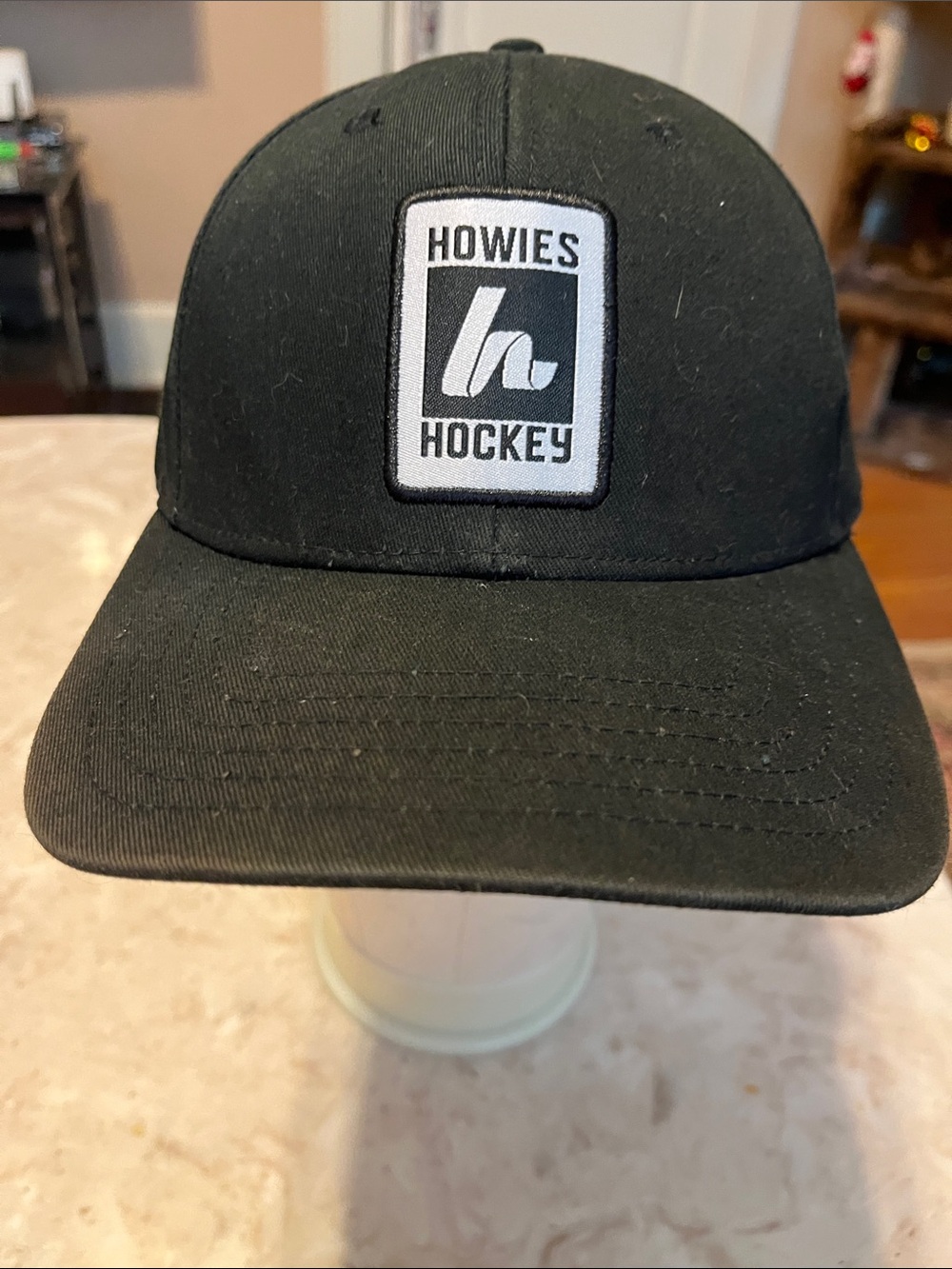 Howies Hockey Black Logo Patch Cap